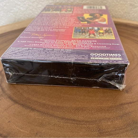 Richard Simmons tone and sweat sealed VHS workout exercise video 90s - Picture 3 of 3